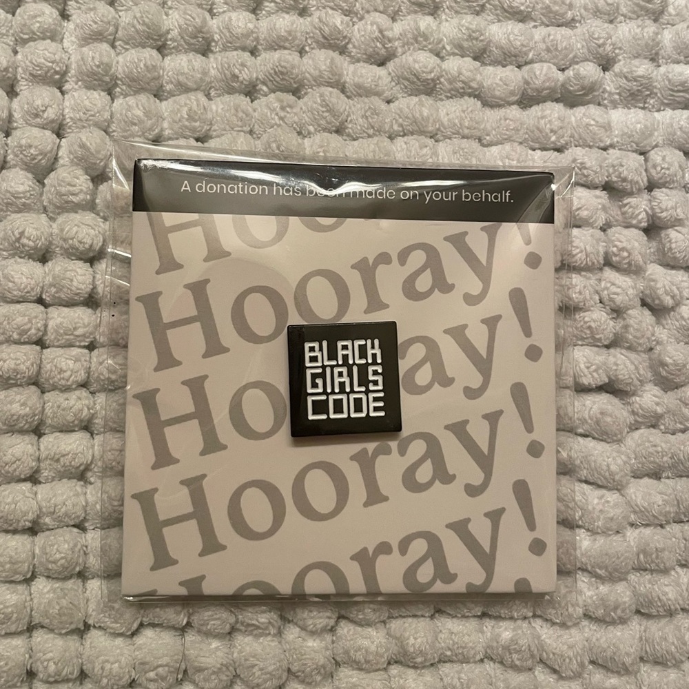 Coding pin, never worn or opened